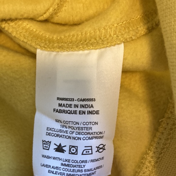 Nike Club Crew Neck Sweatshirt - XS Yellow - Picture 3 of 7